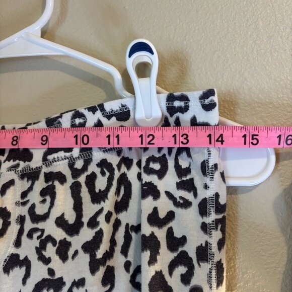 Victoria's Secret Black & White Leopard Print Pajama Pants Size S #224 - Picture 6 of 6